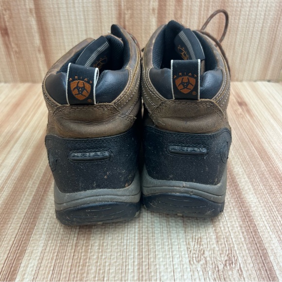 Ariat Shoes Mens Size 11EE ATS Terrain 10002182 Brown Leather Hiking Boots - Picture 5 of 11